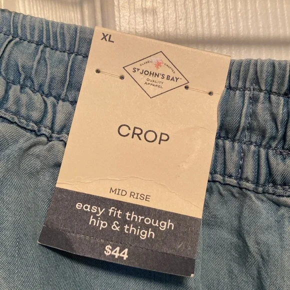 Brand New St John’s Bay Light Handsand Crop Pants…size XL - Picture 5 of 5